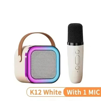 Karaoke Wireless Portable Bluetooth Speaker With Microphone Machine Mini Lamp Caixa De Som Sound Box Music Small Blootooth Mp3