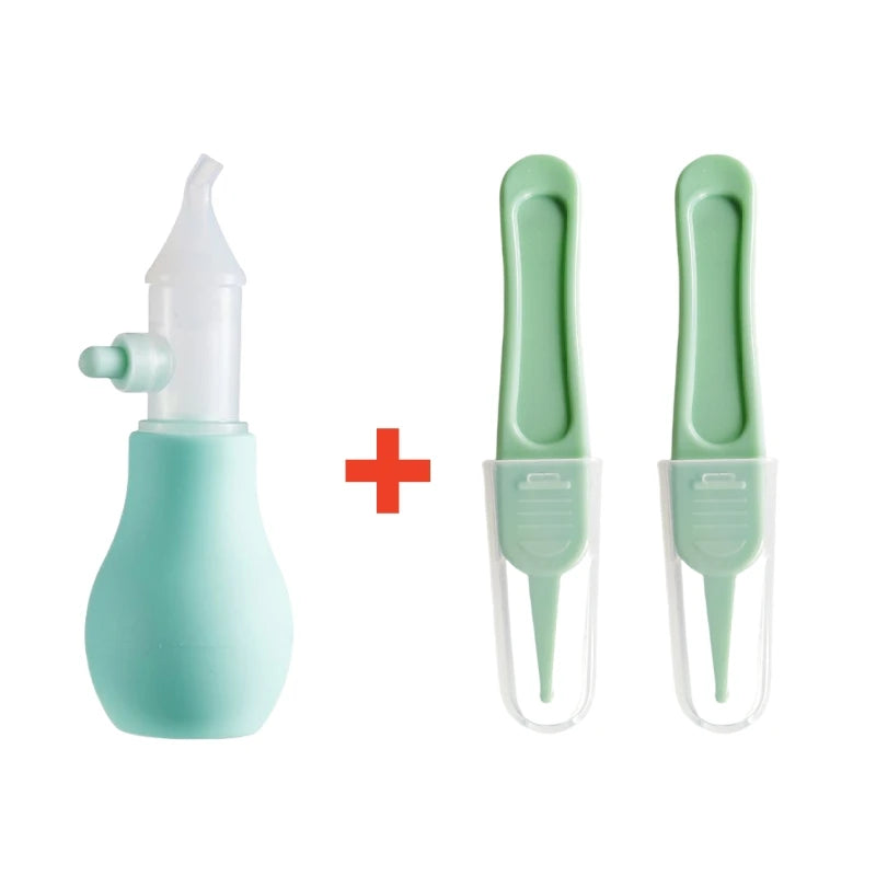 Silicone Nasal Aspirator for Baby Suction Pump Nose Cleaner Children Kids Soothing Nose Cleaning Device Nasal Cleaning Tools