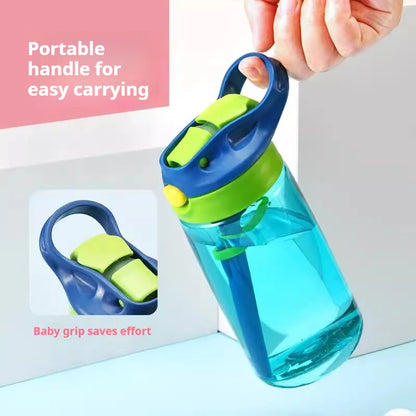 480ML Baby Feeding Cup Leakproof Water Bottle with Straw