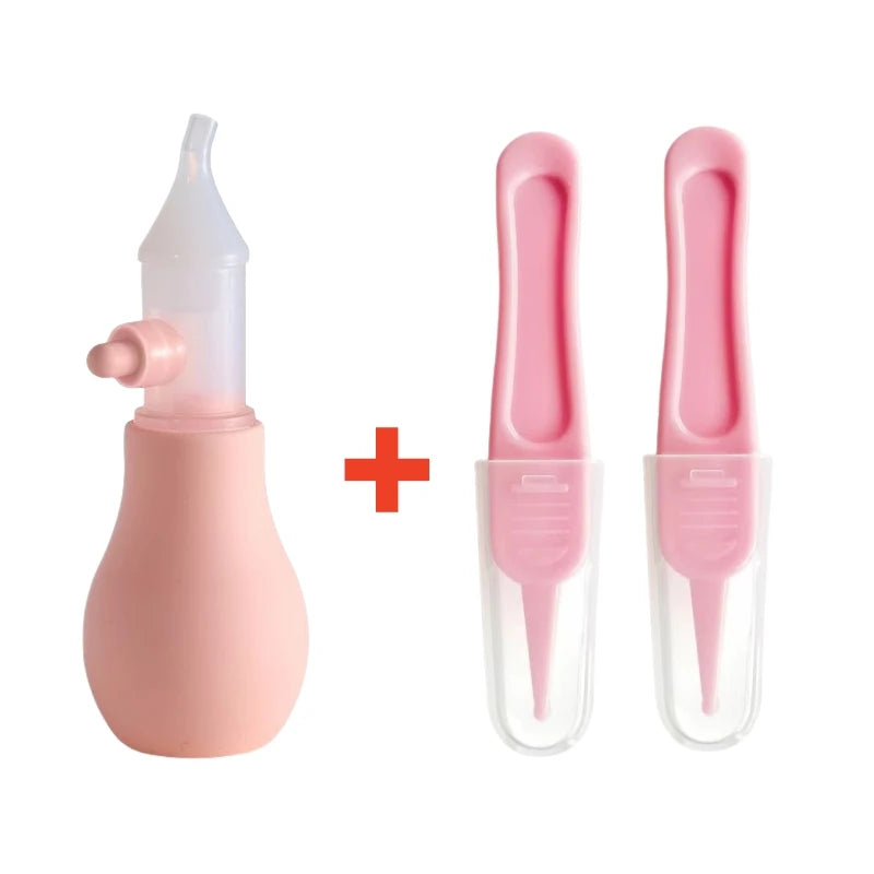 Silicone Nasal Aspirator for Baby Suction Pump Nose Cleaner Children Kids Soothing Nose Cleaning Device Nasal Cleaning Tools