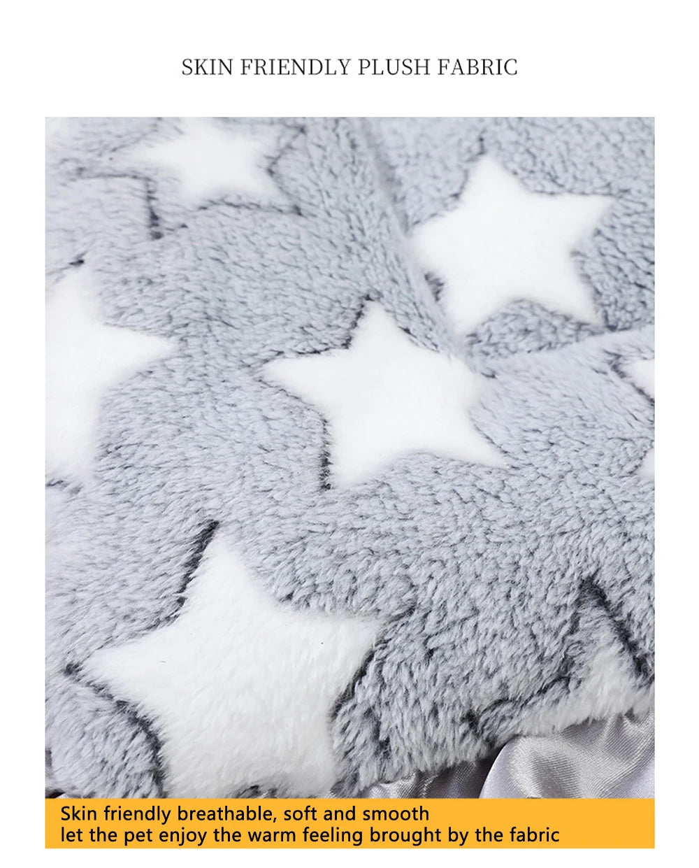 Cute Small Dog Mat Double-sided Use Winter Warm Medium Cat Sofa Blanket Skin-friendly Puppy Bed Cushion Pet Bed Accessories by Baby Paradise