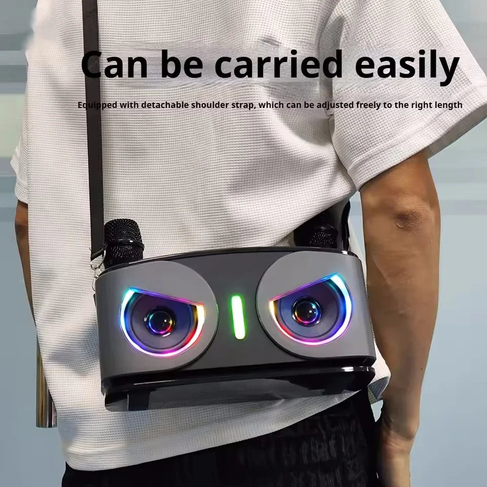 Karaoke Portable Wireless Bluetooth Speaker With Microphone Machine Subwoofer Powerful Sound Box Music Caixa De Som Bocina Audio