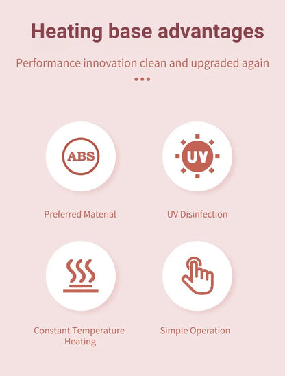 Breast Pump Electric Handsfree BPA Free With Heating & UV Sterilize Lid Optional Wireless Upgrade Wearable Breastfeeding Pump