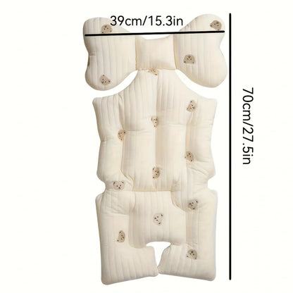 Autumn and winter warm baby stroller seat cushions thickened cotton child stroller baby seat cushions universal four seasons