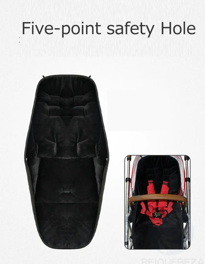 Winter thickened sleeping bag warm baby sleeping bag envelope newborn windproof waterproof stroller foot cover stroller accessor