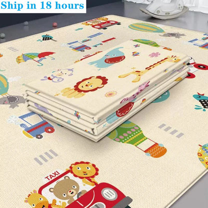 Foldable Baby Play Mat Non-Toxic Educational Children's Carpet in The Nursery Climbing Pad Kids Rug Activitys Games Toys 180*100