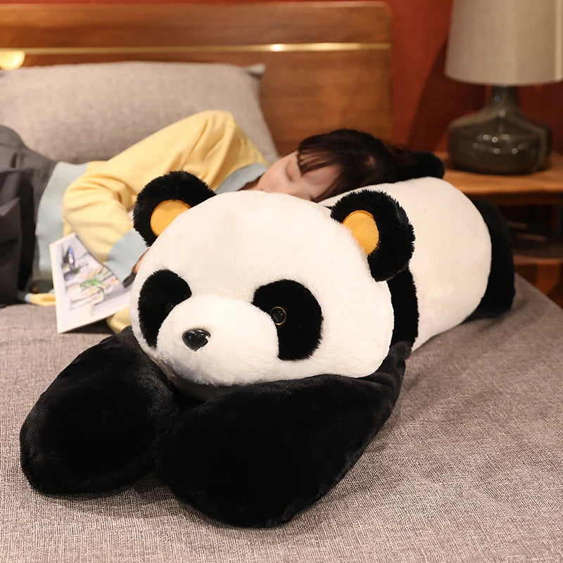 60cm-120cm Giant Panda Plush Toys Soft Sleep Pillow