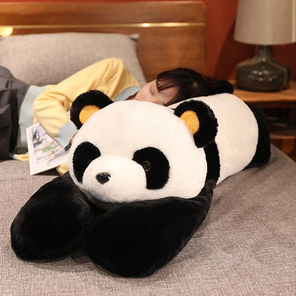 60cm-120cm Giant Panda Plush Toys Soft Sleep Pillow