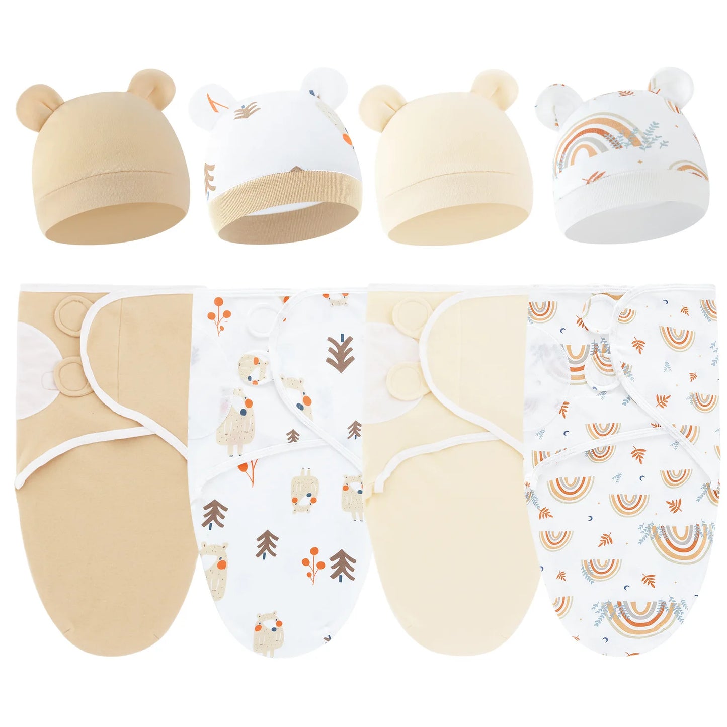 Baby Swaddle Wrap Soft Cocoon Baby Blankets Newborn Swaddle Wrap Warm Cotton Baby Bedding Blanket