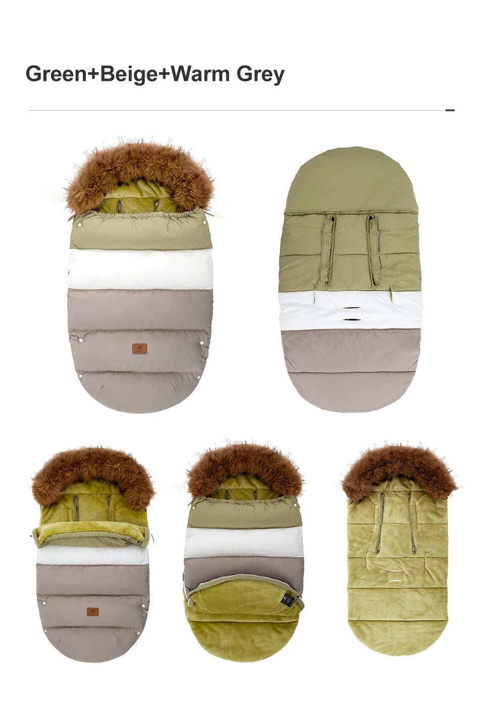 Winter Baby Stroller Footmuff 0-36 Months Windproof Warm Envelope For Universal Pram Outside Travel Baby Stroller Accessories