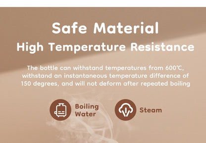 Newborn baby Wide caliber High borosilicate glass Bottles Anti choking Anti-Colic Bottle 0-6 months+ 160ml 240ml Baby Bottles