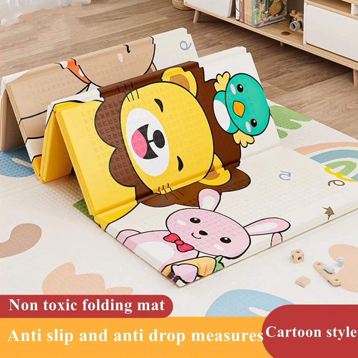 Foldable Baby Play Mat Non-Toxic Educational Children's Carpet in The Nursery Climbing Pad Kids Rug Activitys Games Toys 180*100
