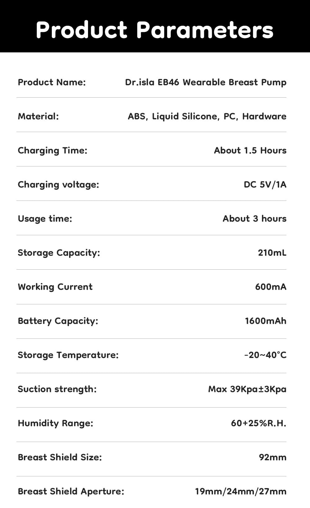 Wearable Breast Pump Hands Free Electric Breast Pumps Comfort Milk Collector Lightweight with LED Display 4 Modes & 36 Levels