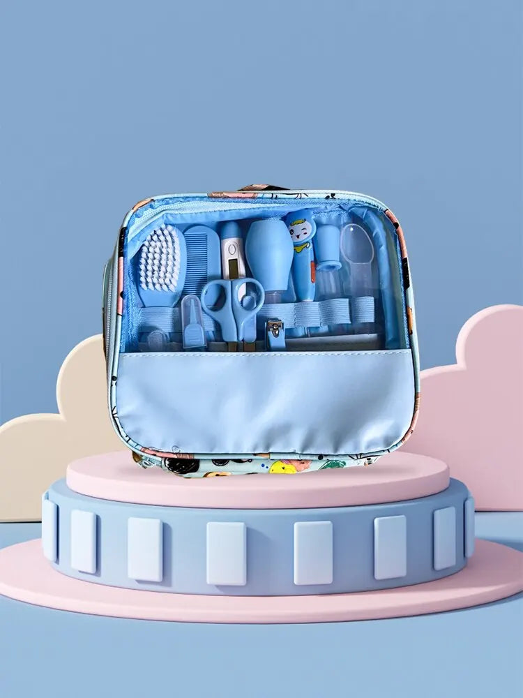 12 PCs Baby Care Kit Kids Hair Nail Healthcare Thermometer