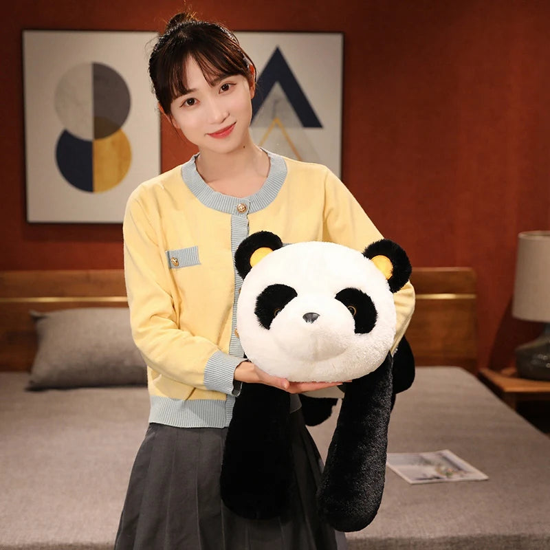 60cm-120cm Giant Panda Plush Toys Soft Sleep Pillow