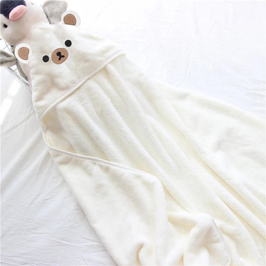 Infant Swaddle Blanket Wrap Baby Bath Towel