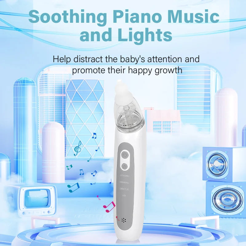 2025 New Pattern Baby Electric Nasal Aspirator Charging Version Newborn Baby Nasal Aspirator Suck Out Prevent Nasal Congestion