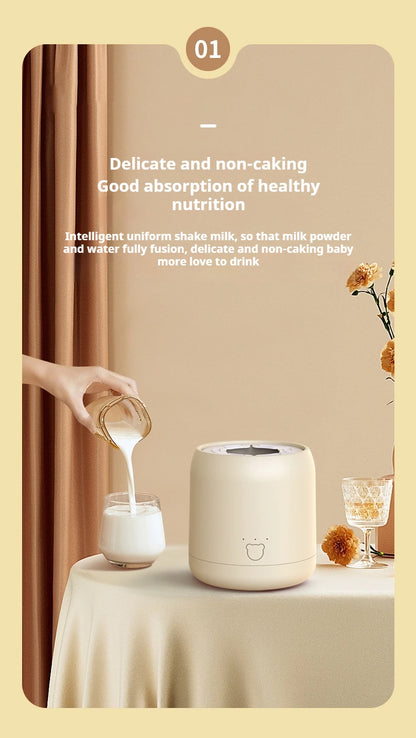 Electric Milk Bottle Shaker, USB Smart Intelligent Milk Powder Mixer, Lithium battery, Baby Formula Maker, Divine Device