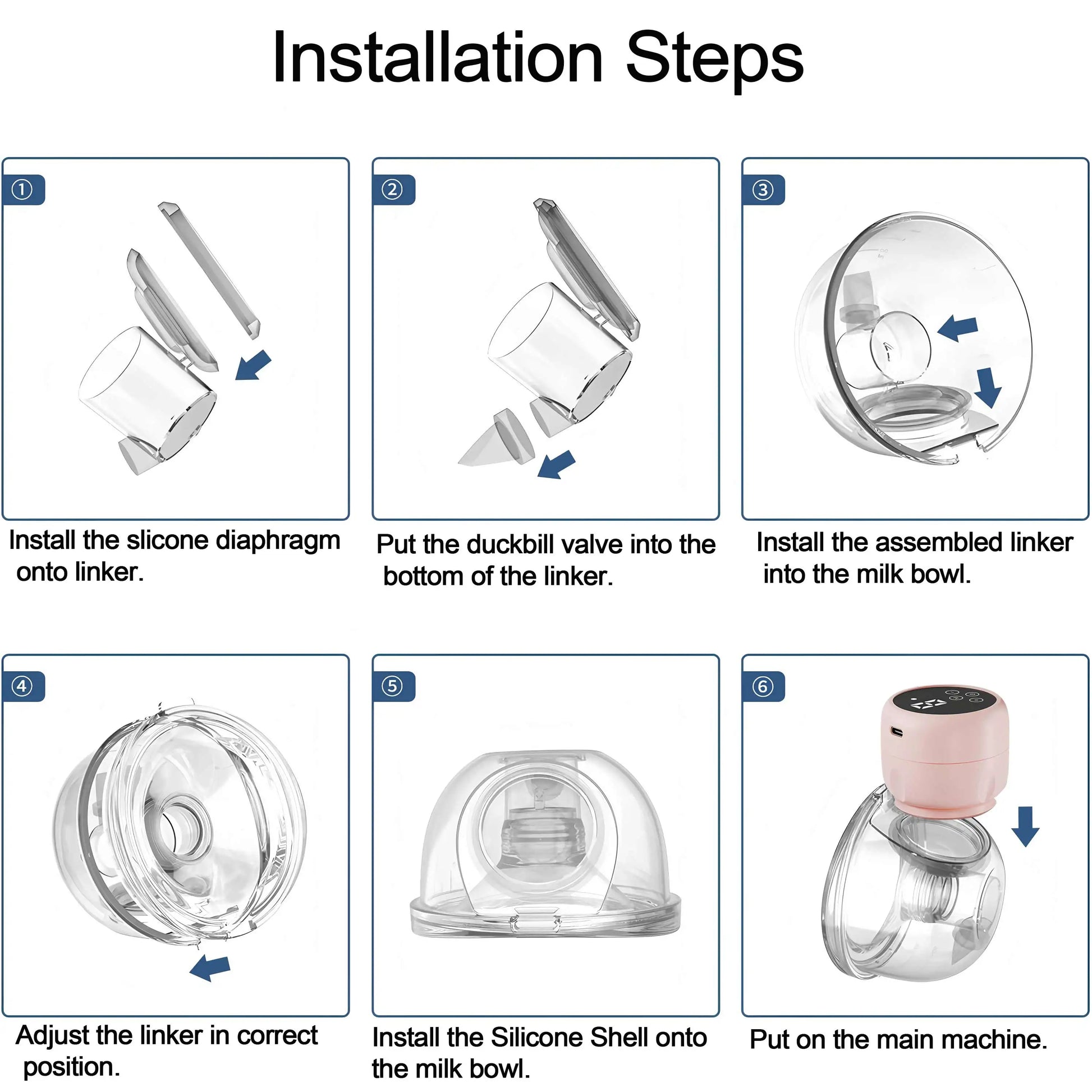 USB Wearable Automatic Breast Pump