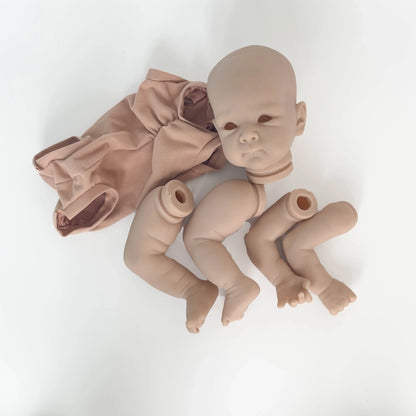 NPK Clearance Sales 18inch Reborn Doll Kit Bettie Unfinished Unpainted Fresh Color Blank Doll Kit with cloth Body