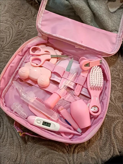 12 PCs Baby Care Kit Kids Hair Nail Healthcare Thermometer