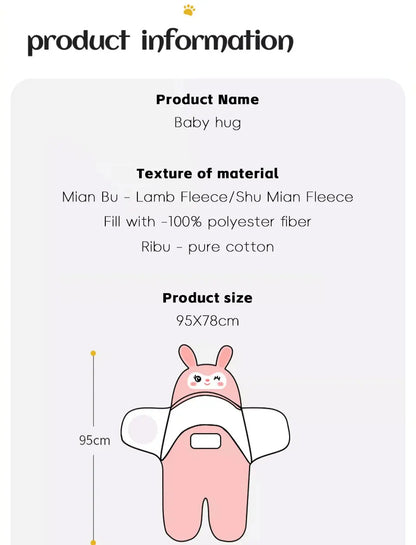 AIBEDILA Autumn Winter Infant Toddler Thicken Cashmere Receiving Blankets 0-6M Newborn Baby blanket Swaddling Kids Accessories