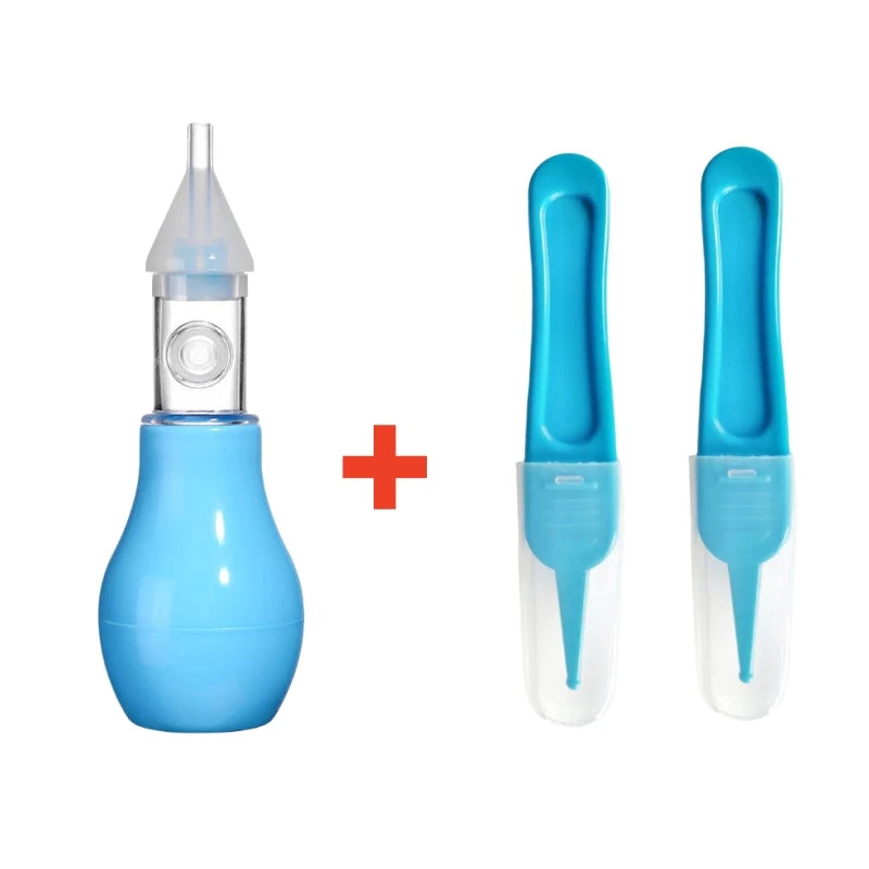 Silicone Nasal Aspirator for Baby Suction Pump Nose Cleaner Children Kids Soothing Nose Cleaning Device Nasal Cleaning Tools