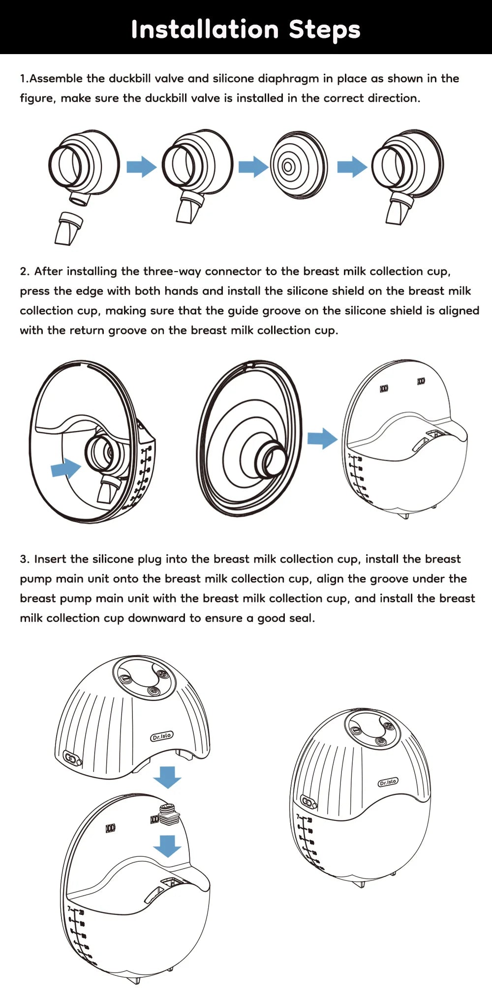 Wearable Breast Pump Hands Free Electric Breast Pumps Comfort Milk Collector Lightweight with LED Display 4 Modes & 36 Levels