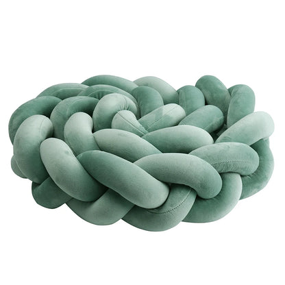 1-4 M Baby Bed Protector Infant Cradle Pillow Cushion Braid Knot Bumper Crib Bumper Room Decor Tresse Tour De Lit Bebe