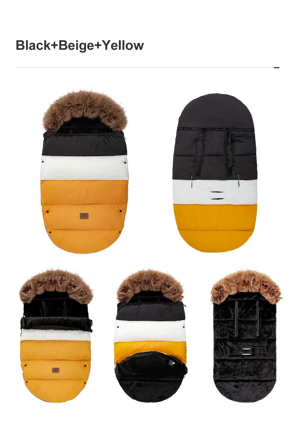 Winter Baby Stroller Footmuff 0-36 Months Windproof Warm Envelope For Universal Pram Outside Travel Baby Stroller Accessories