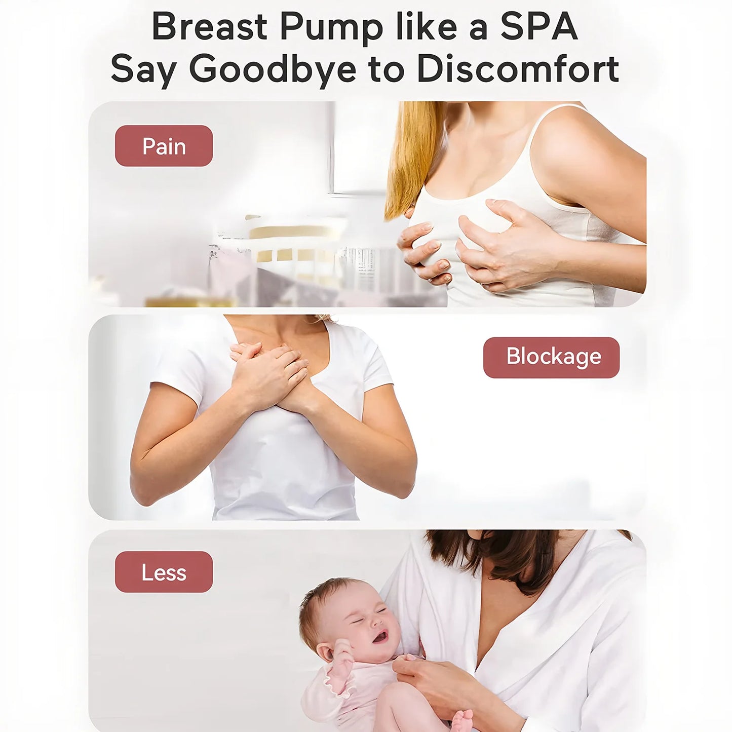 USB Wearable Automatic Breast Pump
