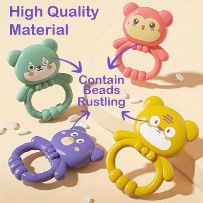 360° Musical Baby Crib Mobile Rotating Night Light Bed Bell Toy Four Speed Timming Hanging Infant Newborn Rattle Bedside Gift