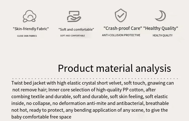 2M 3M Baby Bumper Crib Protector Mobile Baby Bed Cushion Set Bule Colour for Infant Room Decor 2023 Free Shiping Baby Cot Bumper