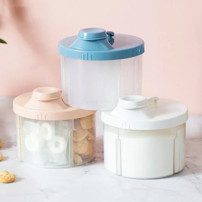 4 Grid Portable Baby Food Storage Box Essential Cereal Infant