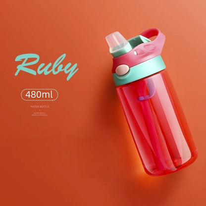 480ML Baby Feeding Cup Leakproof Water Bottle