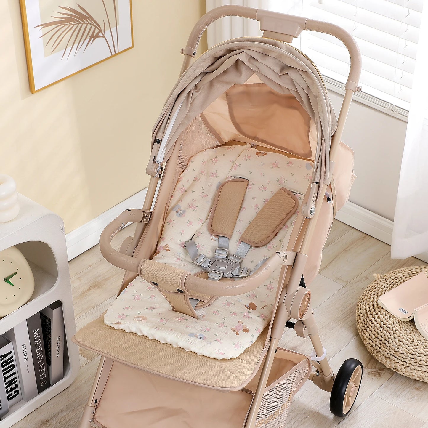 Baby Stroller Seat Cushion Soft Mattress Kids Pushchair Car Mat Stroller Accessories