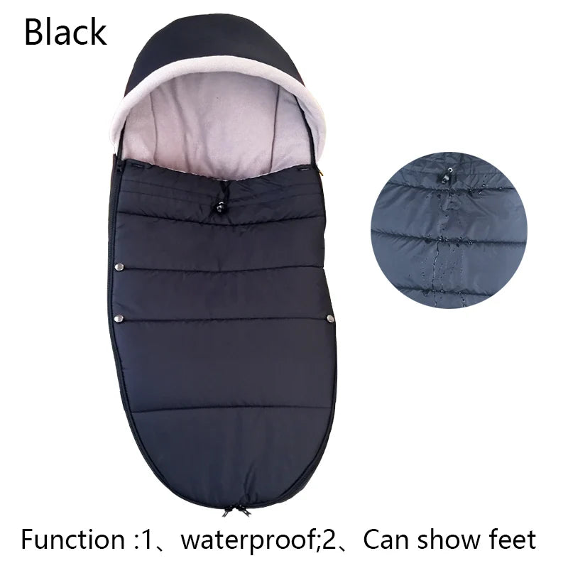 Universal Pushchairs Footmuff Compatible with Babyzen YOYO, YOYO2 Warm Waterproof Sock Baby Stroller Accessories