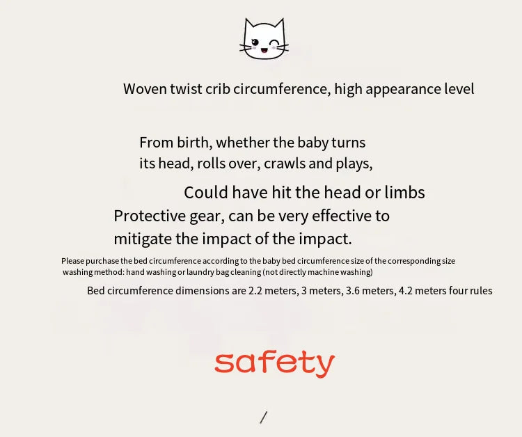 2M 3M Baby Bumper Crib Protector Mobile Baby Bed Cushion Set Bule Colour for Infant Room Decor 2023 Free Shiping Baby Cot Bumper