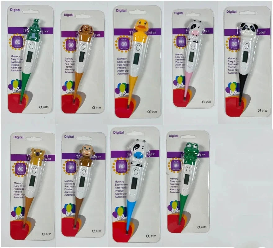 1pc Baby Cartoon Digital Thermometer Oral Armpit
