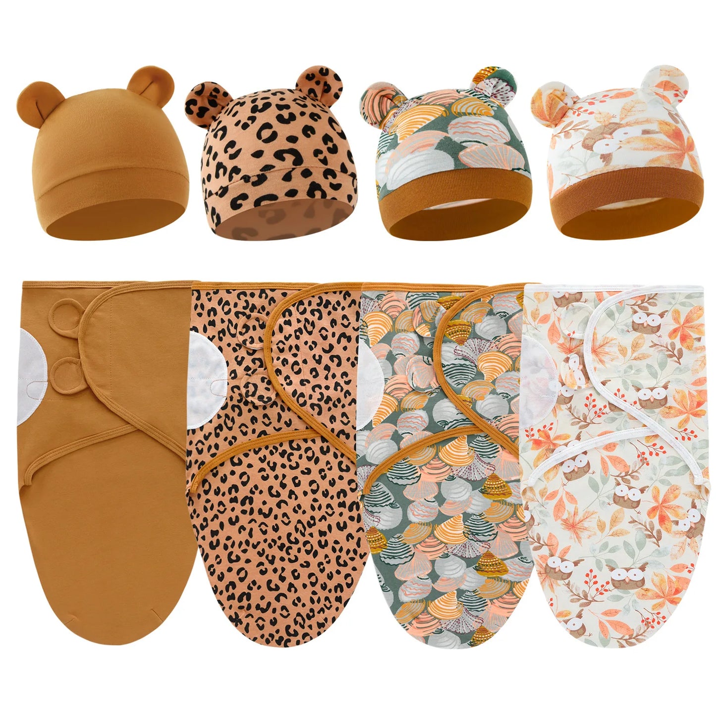 Baby Swaddle Wrap Soft Cocoon Baby Blankets Newborn Swaddle Wrap Warm Cotton Baby Bedding Blanket