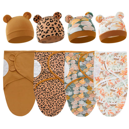 Baby Swaddle Wrap Soft Cocoon Baby Blankets Newborn Swaddle Wrap Warm Cotton Baby Bedding Blanket