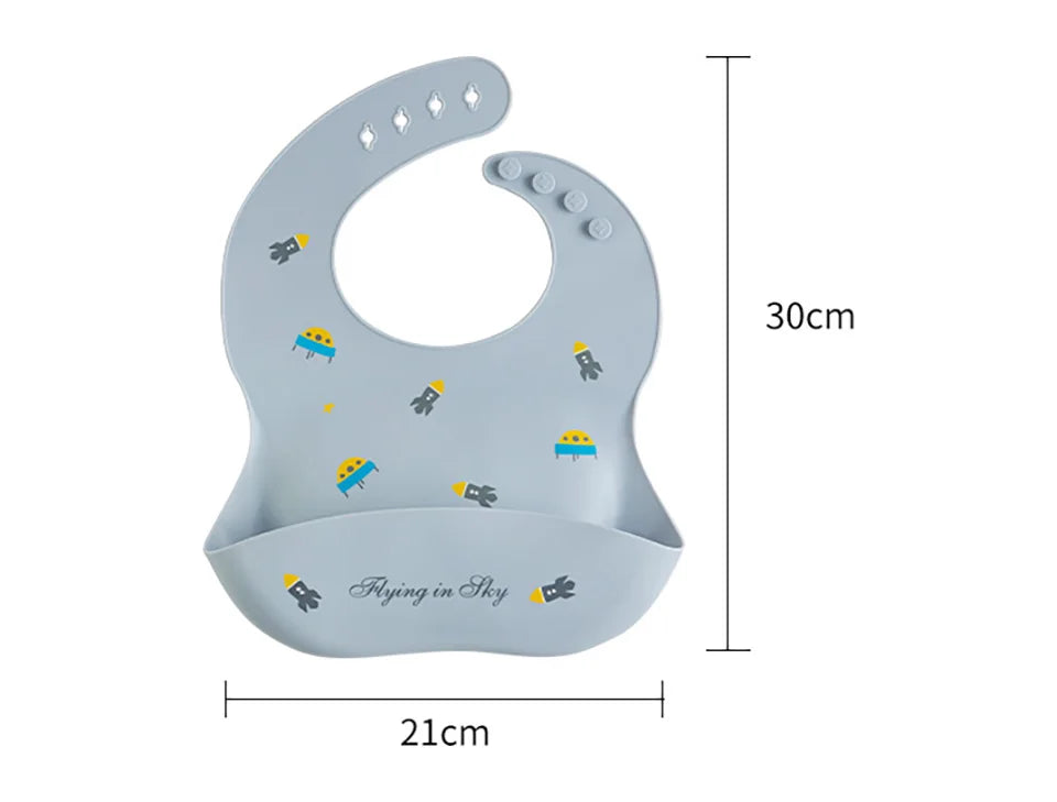Waterproof Bibs For Kids Feeding Baby Eating