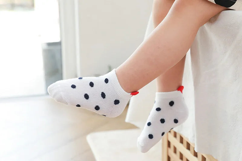 5Pairslot 0-12Y Cute Lovely Short Baby Socks