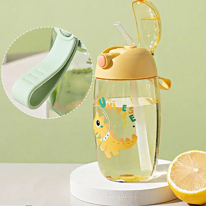 JIRO 600ML Childrens Water Bottle for School