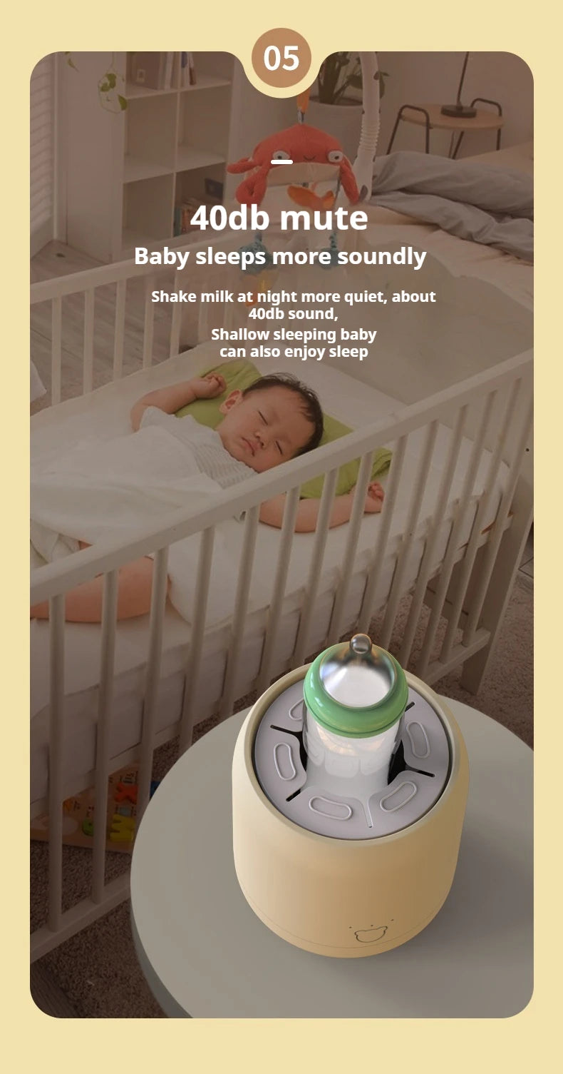 Electric Milk Bottle Shaker, USB Smart Intelligent Milk Powder Mixer, Lithium battery, Baby Formula Maker, Divine Device