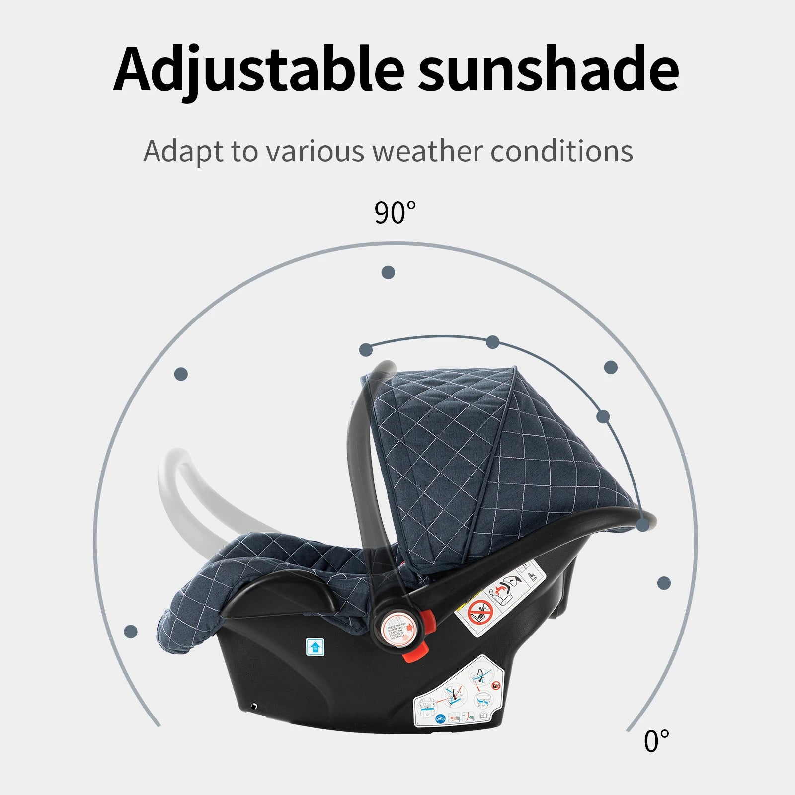 Your All-in-One Travel Solution: 3-in-1 Lightweight Stroller & Pram for All Terrains, Suitable from Birth with Easy Compact Fold by Baby Paradise