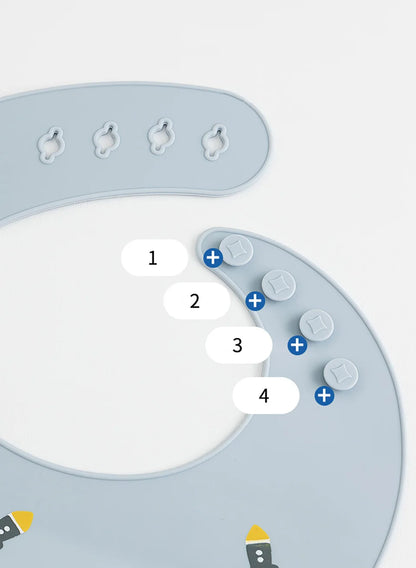 Waterproof Bibs For Kids Feeding Baby Eating