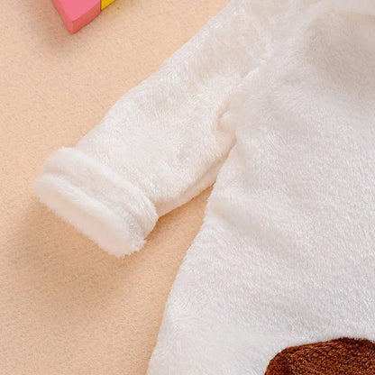 Newborn Baby Boy Girl Kids Bear Hooded Romper Jumpsuit Bodysuit Clothes Outfits Long Sleeve Playsuit Toddler One Piece Outfit