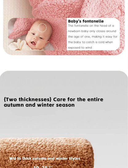 AIBEDILA Autumn Winter Infant Toddler Thicken Cashmere Receiving Blankets 0-6M Newborn Baby blanket Swaddling Kids Accessories