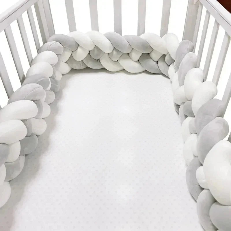 2M 3M Baby Bumper Crib Protector Mobile Baby Bed Cushion Set Bule Colour for Infant Room Decor 2023 Free Shiping Baby Cot Bumper
